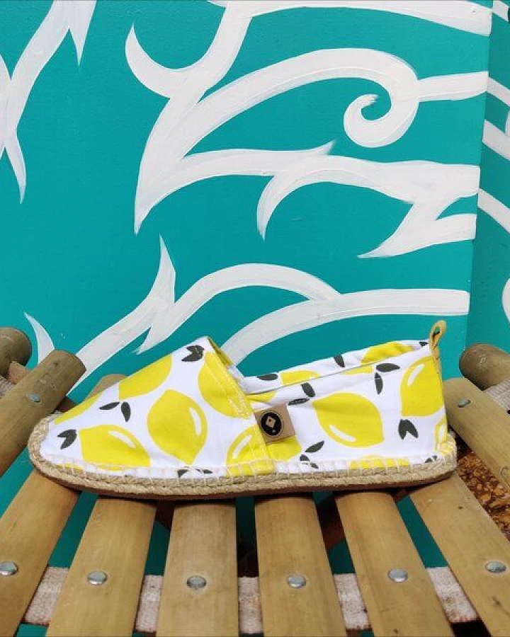 REFISHED fair fashion Espadrilles 'HAPPINESS' (Lemon)