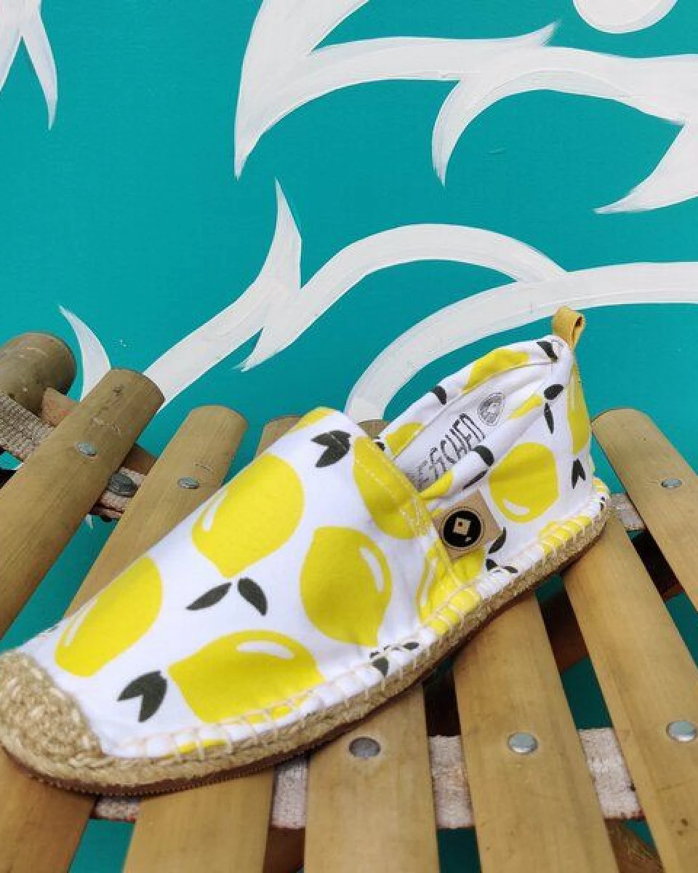 REFISHED fair fashion Espadrilles 'HAPPINESS' (Lemon) – Ansicht 2