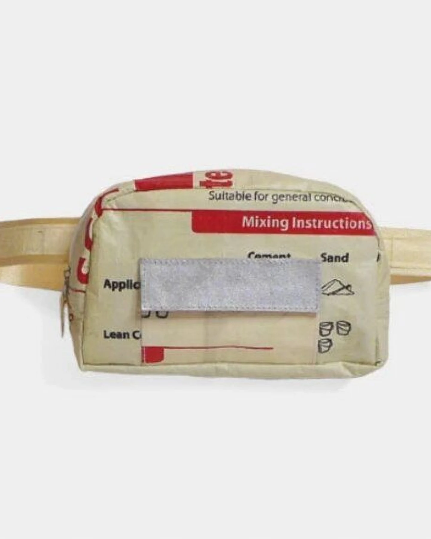 REFISHED fair fashion Bauchtasche 'BUM BAG' - upcycelte Zement- und Fischfuttersäcke – Ansicht 2
