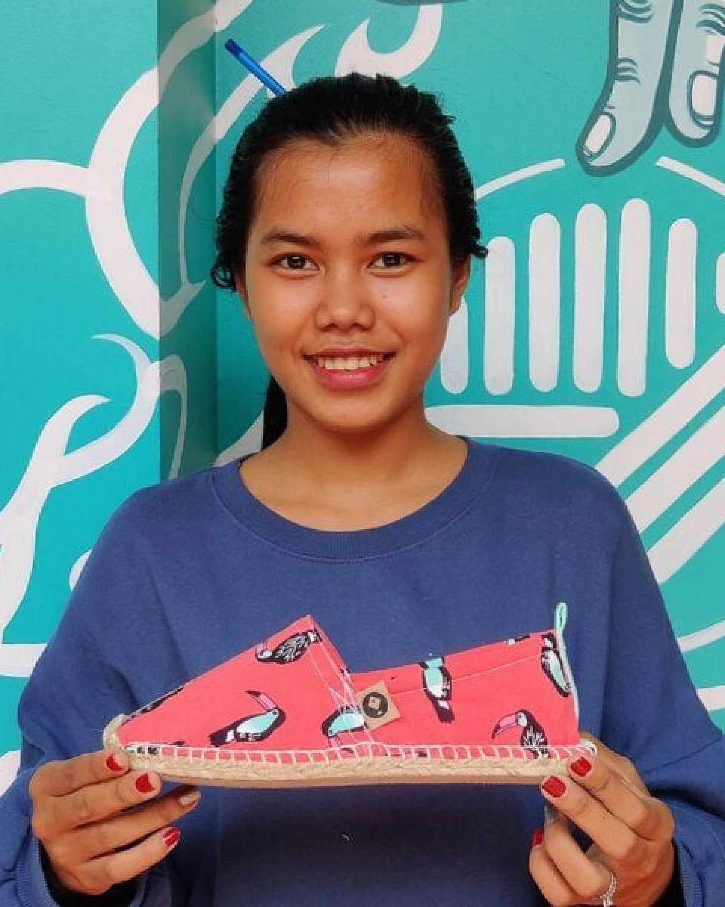 REFISHED fair fashion Espadrilles 'HAPPINESS' (Bird) – Ansicht 2