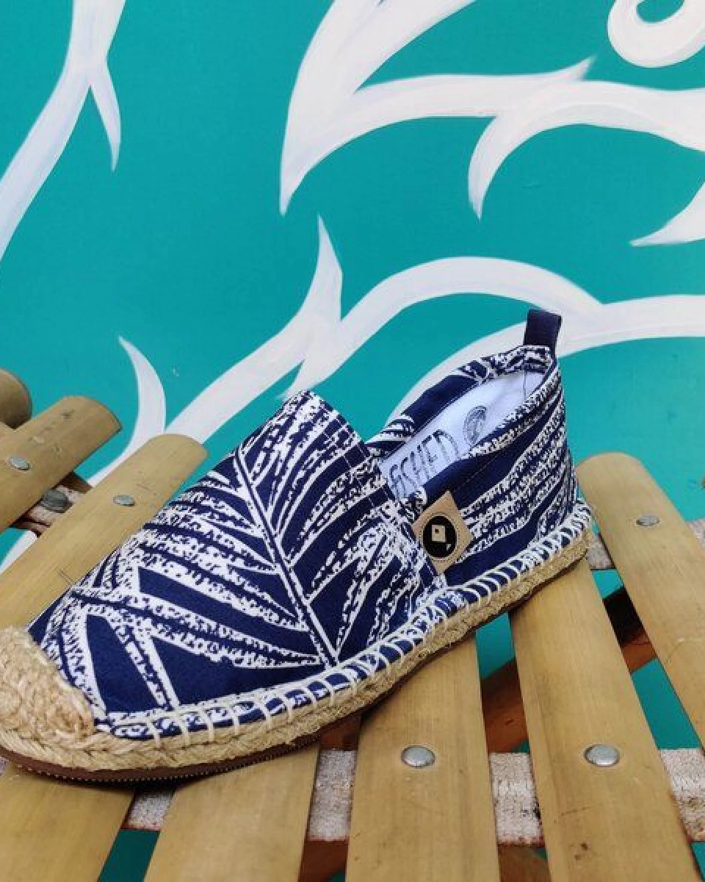 REFISHED fair fashion Espadrilles 'HAPPINESS' (Leaf) – Ansicht 2