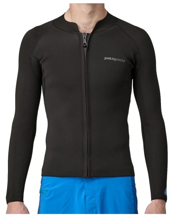 Patagonia - Regulator Lite Full Zip L/S Top - Lycra Gr M schwarz