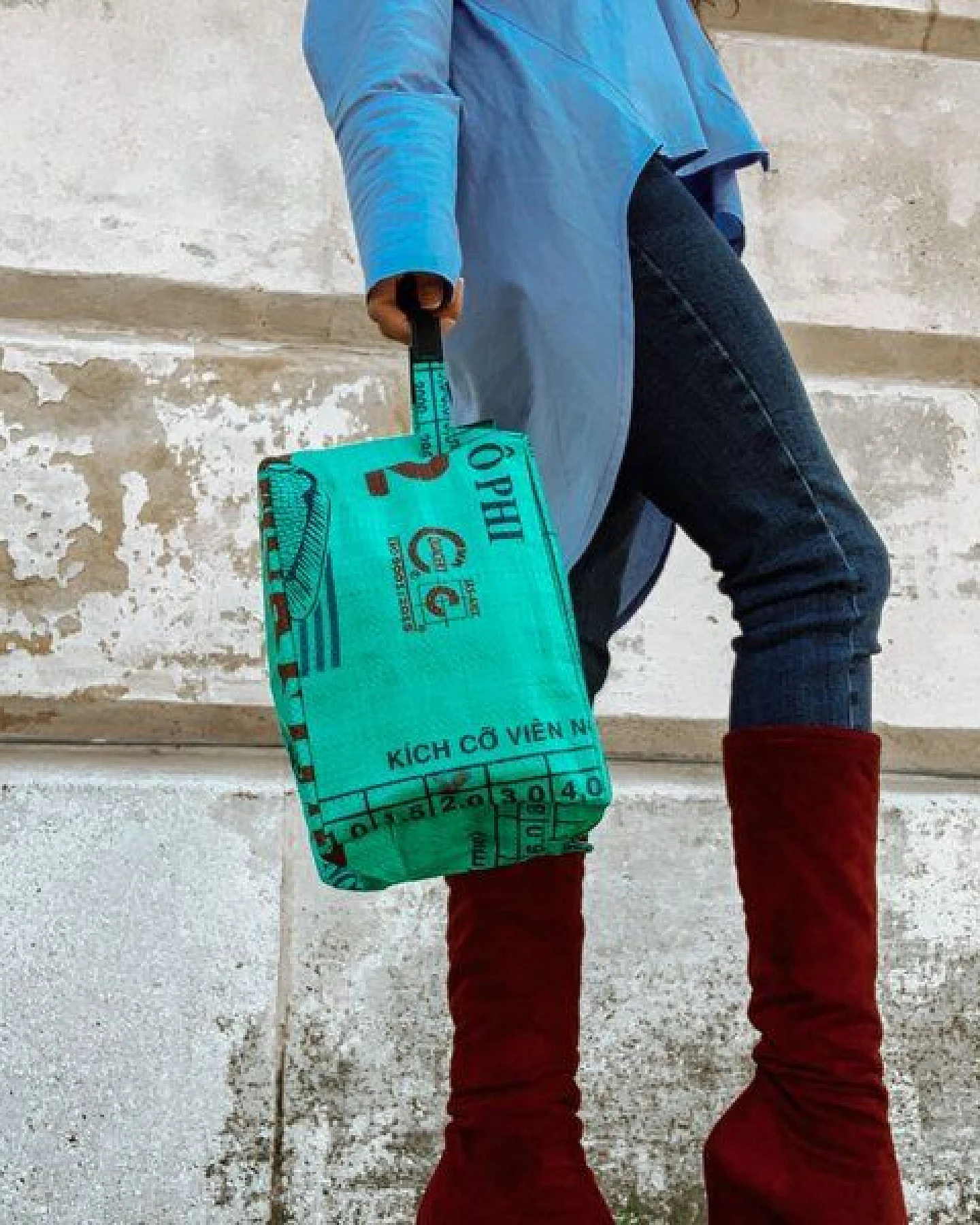 REFISHED fair fashion Necessaire 'WASH ME' - upcycelte Fischfuttersäcke – Ansicht 2