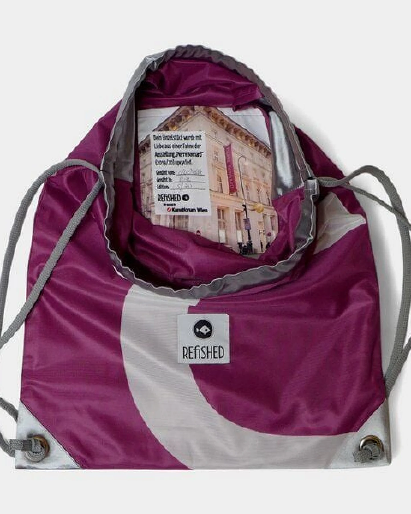 REFISHED fair fashion Rucksack 'BACK ART' - upcycelte Fahnen – Ansicht 2