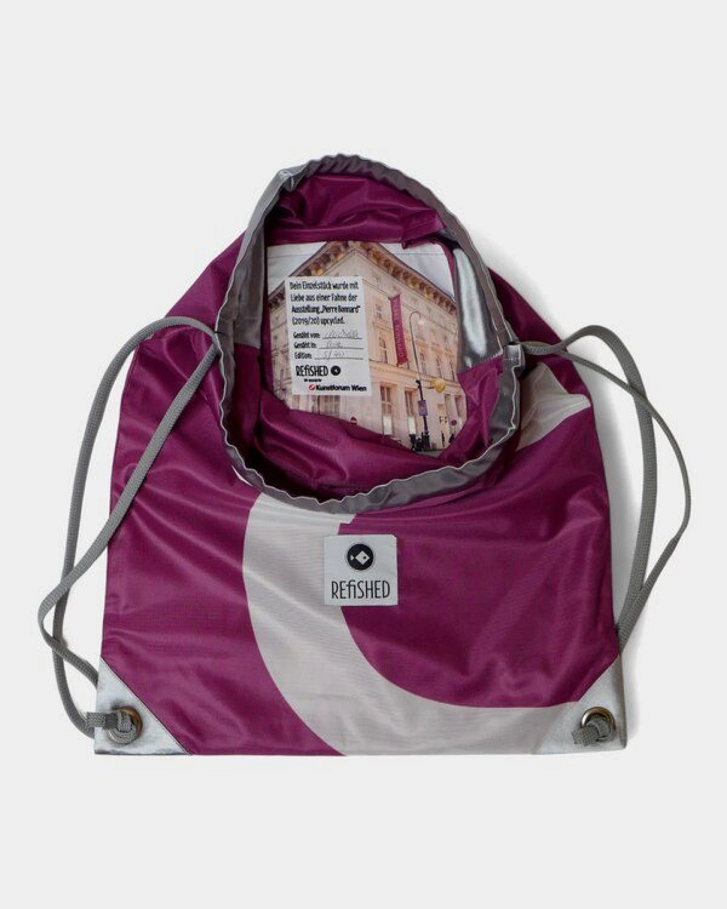 REFISHED fair fashion Rucksack 'BACK ART' - upcycelte Fahnen – Ansicht 2