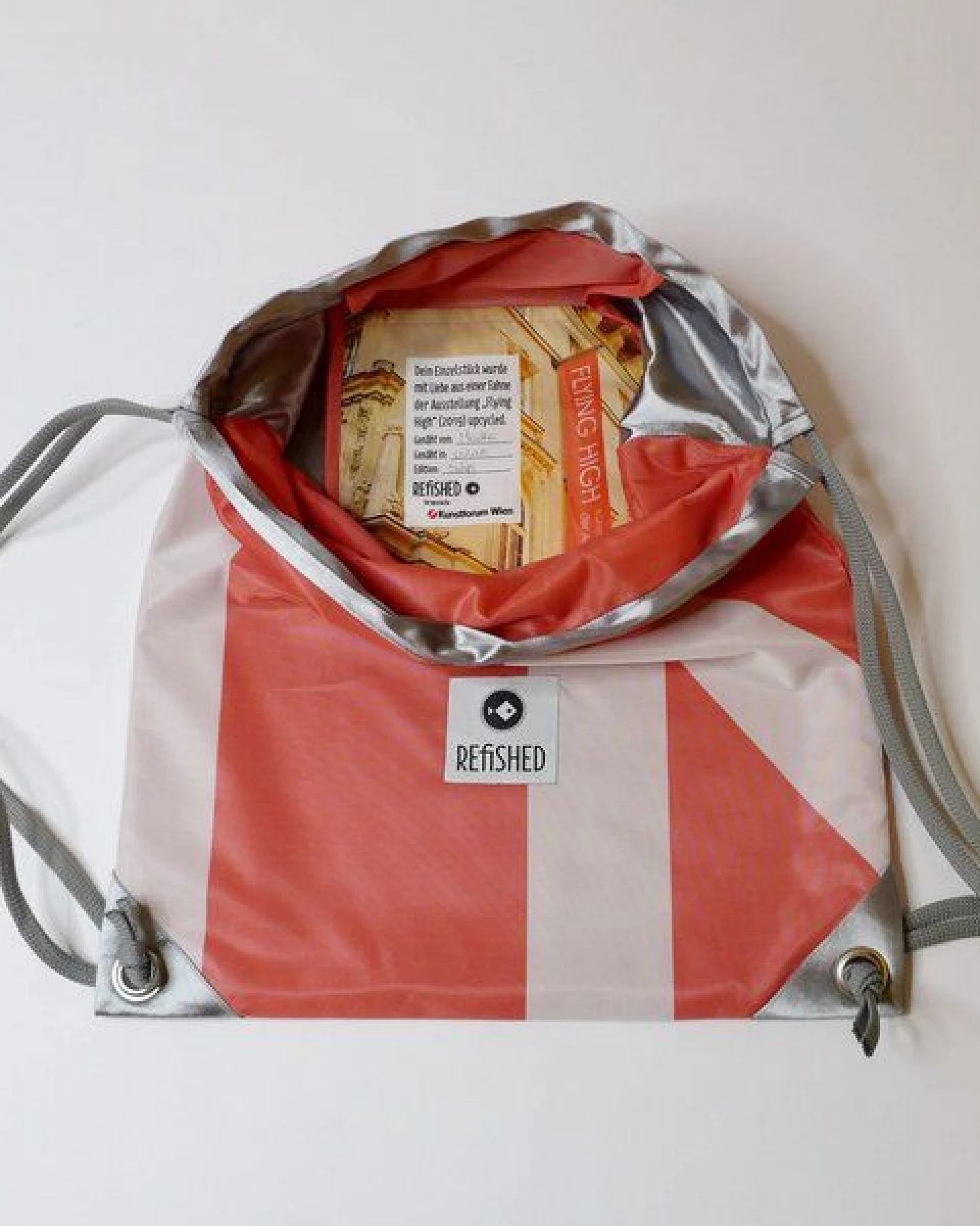REFISHED fair fashion Rucksack 'BACK ART' - upcycelte Fahnen – Ansicht 2