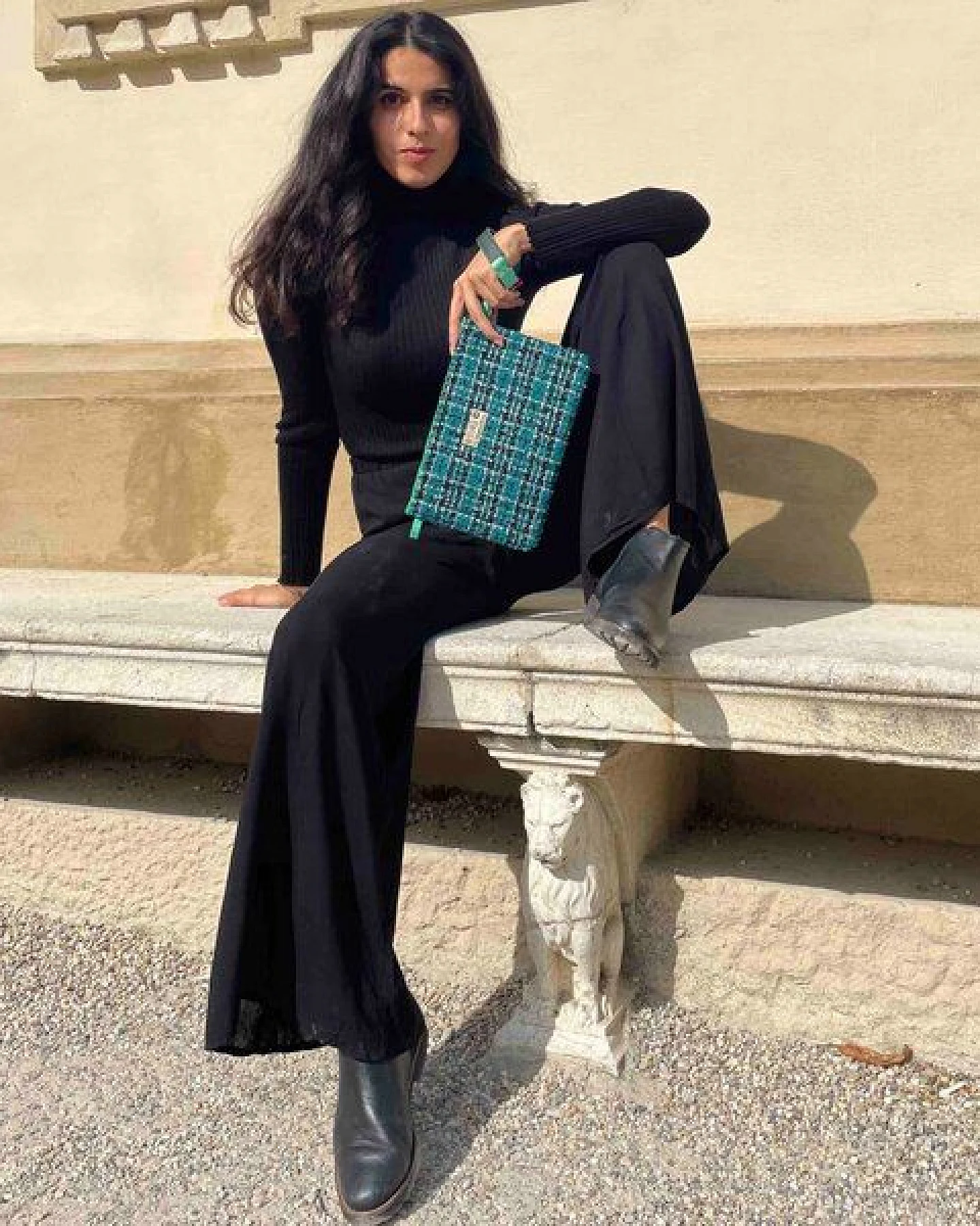 REFISHED fair fashion Täschchen 'BAG-IN-BAG TWEED' (S) - upcycelte Fischfuttersäcke – Ansicht 2