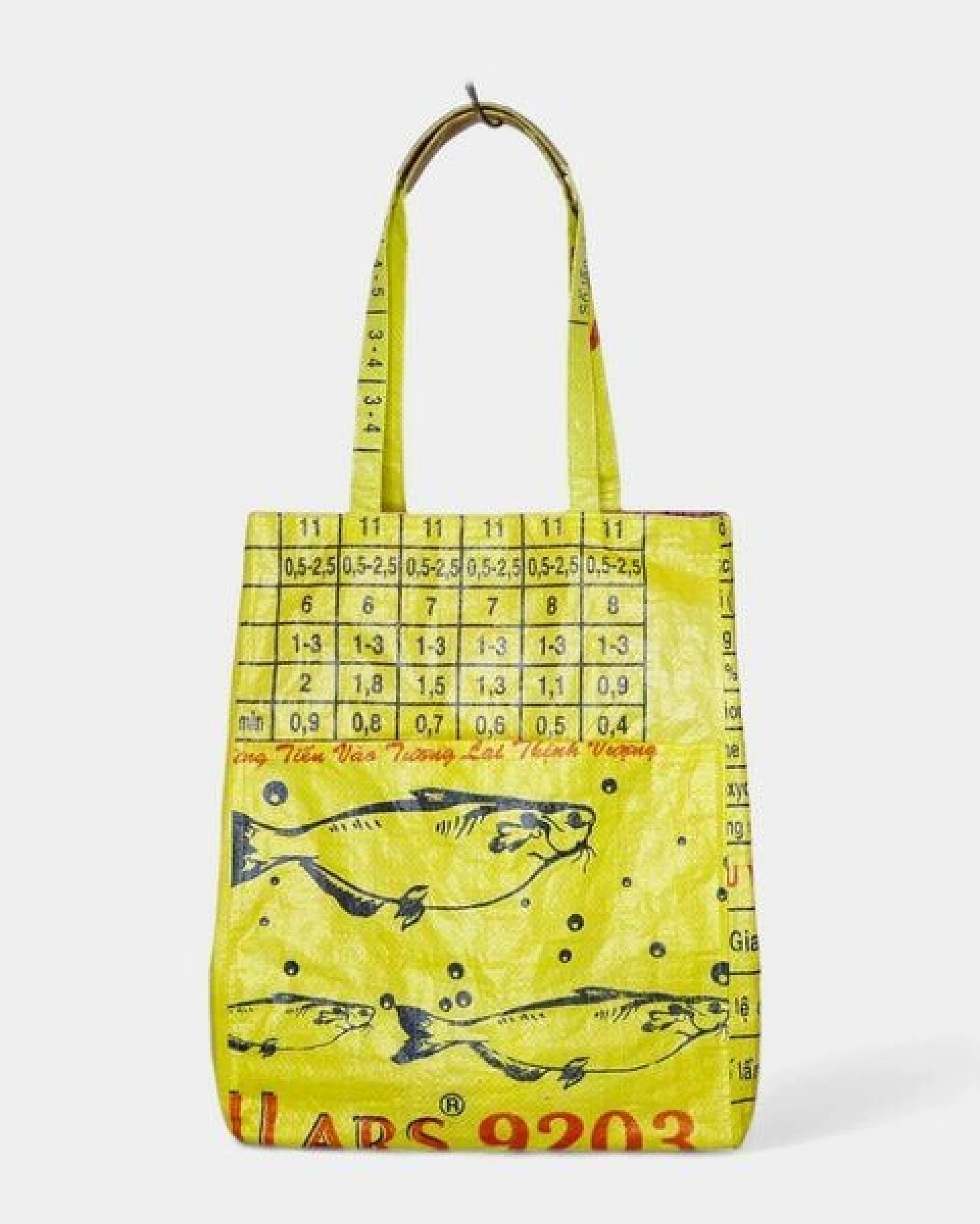 REFISHED fair fashion Tasche 'BUSINESS BAG' - upcycelte Fischfuttersäcke – Ansicht 3