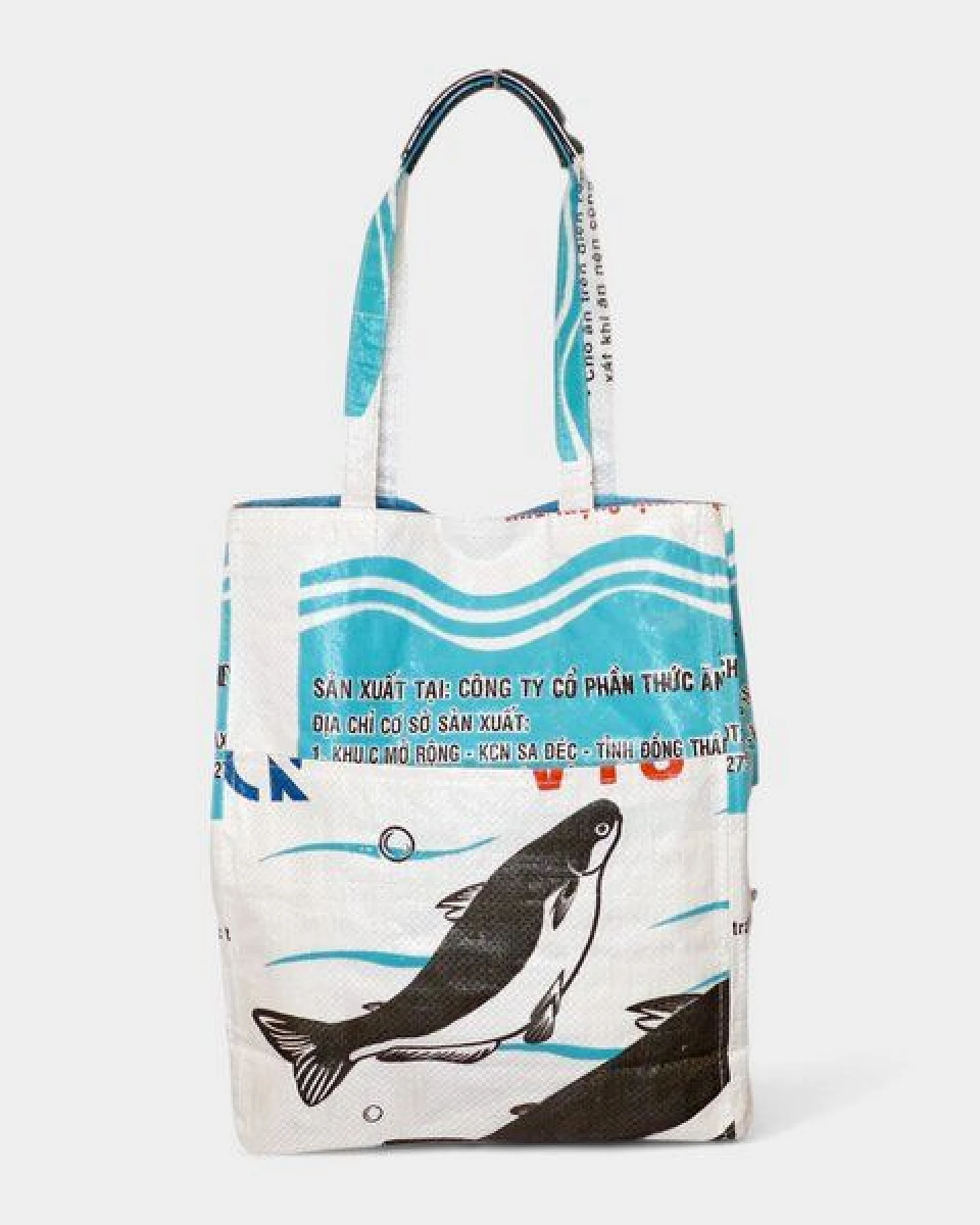 REFISHED fair fashion Tasche 'BUSINESS BAG' - upcycelte Fischfuttersäcke – Ansicht 2