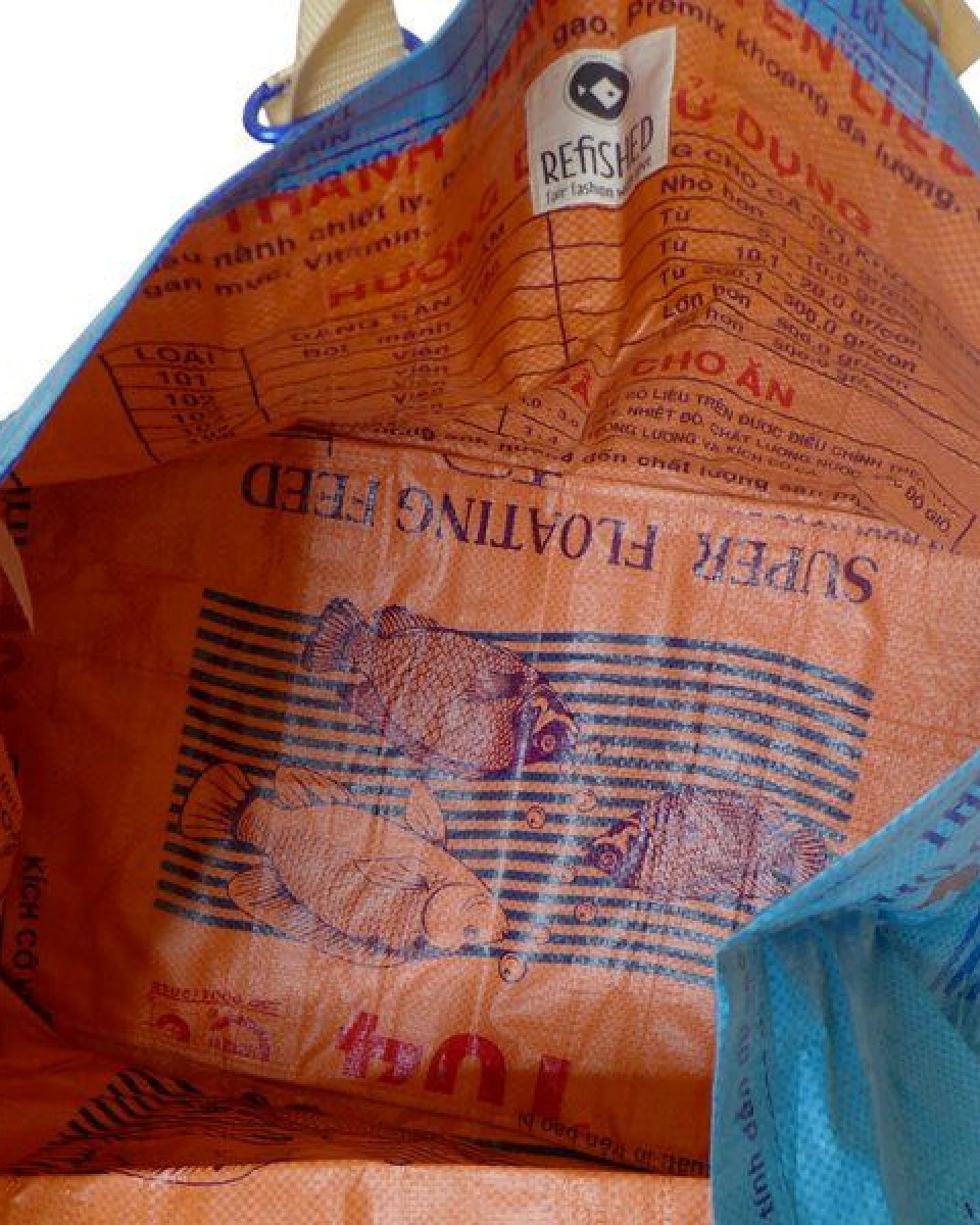 REFISHED fair fashion Tasche 'CARGO BAG' - upcycelte Fischfuttersäcke – Ansicht 2