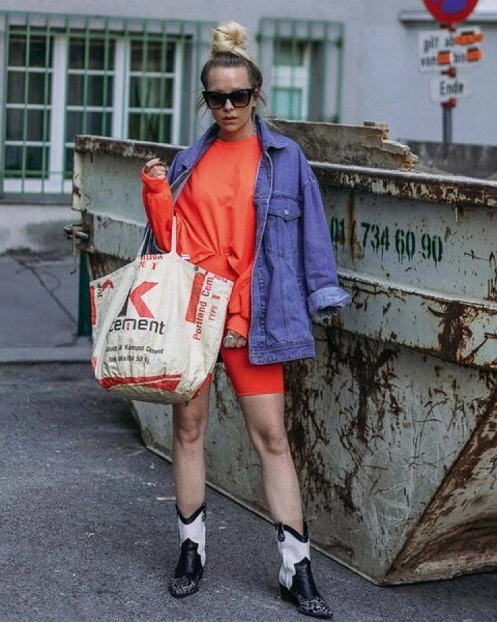 REFISHED fair fashion Tasche 'SOULMATE' - upcycelte Zementsäcke