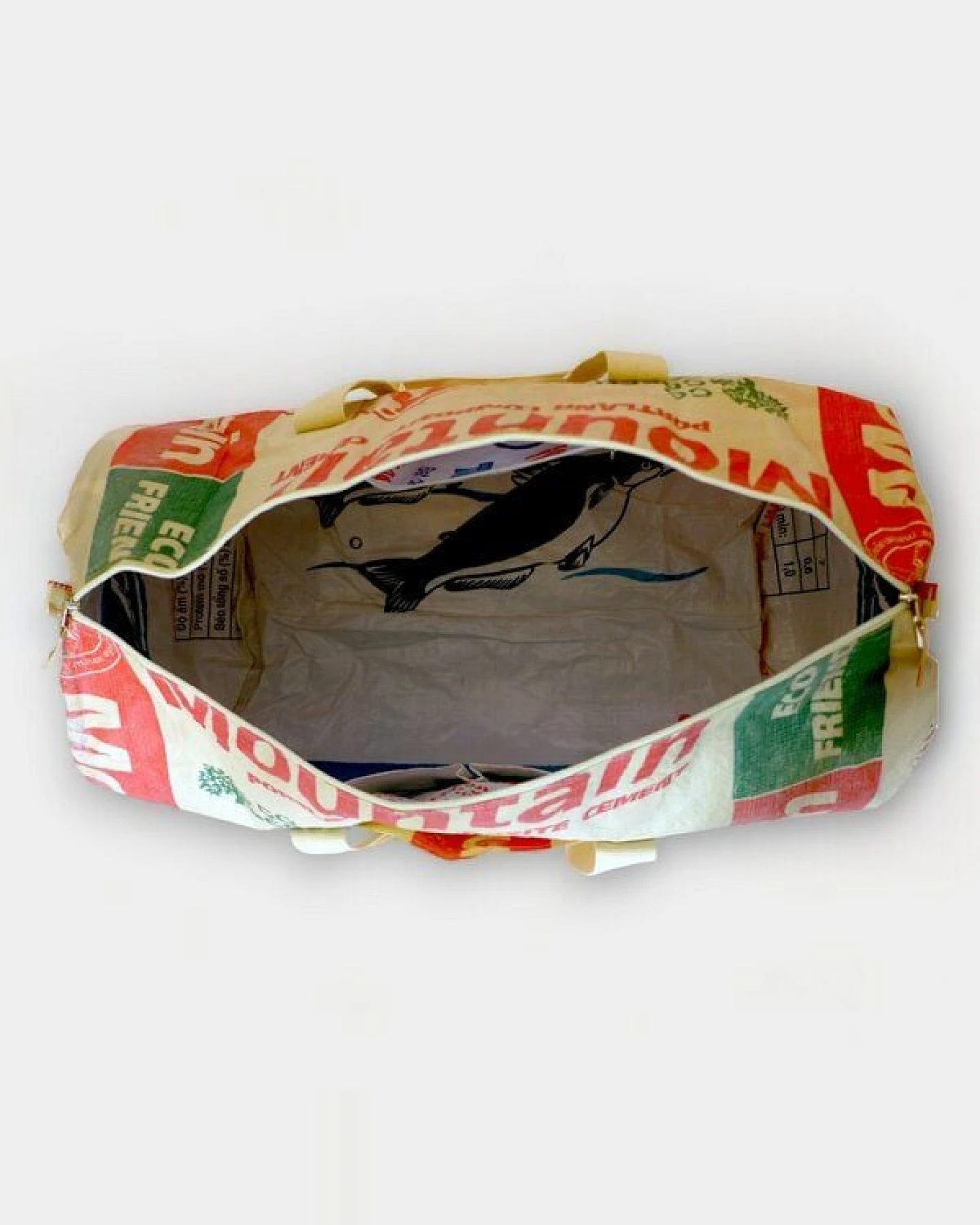 REFISHED fair fashion Tasche 'SPORTY BAG' - upcycelte Zementsäcke – Ansicht 3