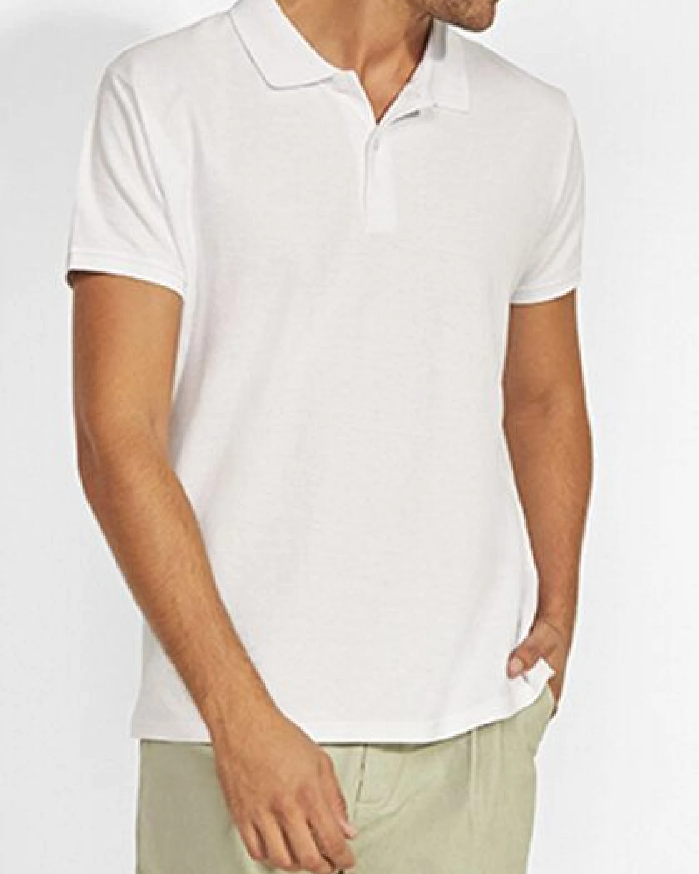 Roly Eco Herren Poloshirt Prince mit separate Brusttasche – Ansicht 2