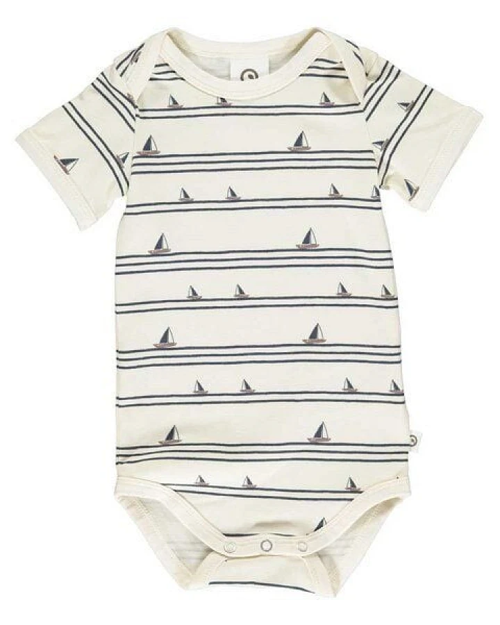 Fred's World by Green Cotton "Green Cotton" Kurzarm-Body Boat