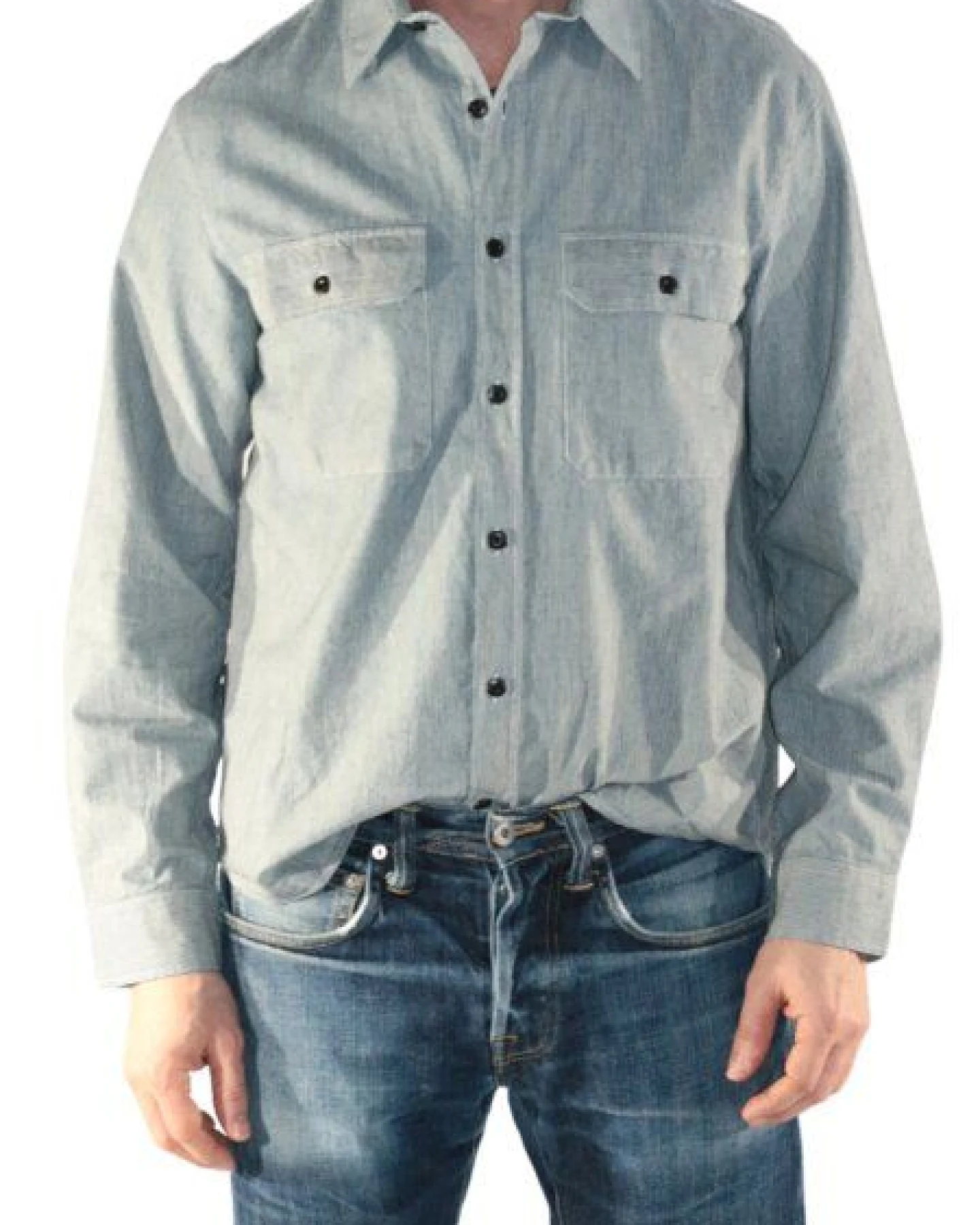 WOTE Freizeit Streifen Hemd - Flicker Shirt Organic Cotton – Ansicht 2