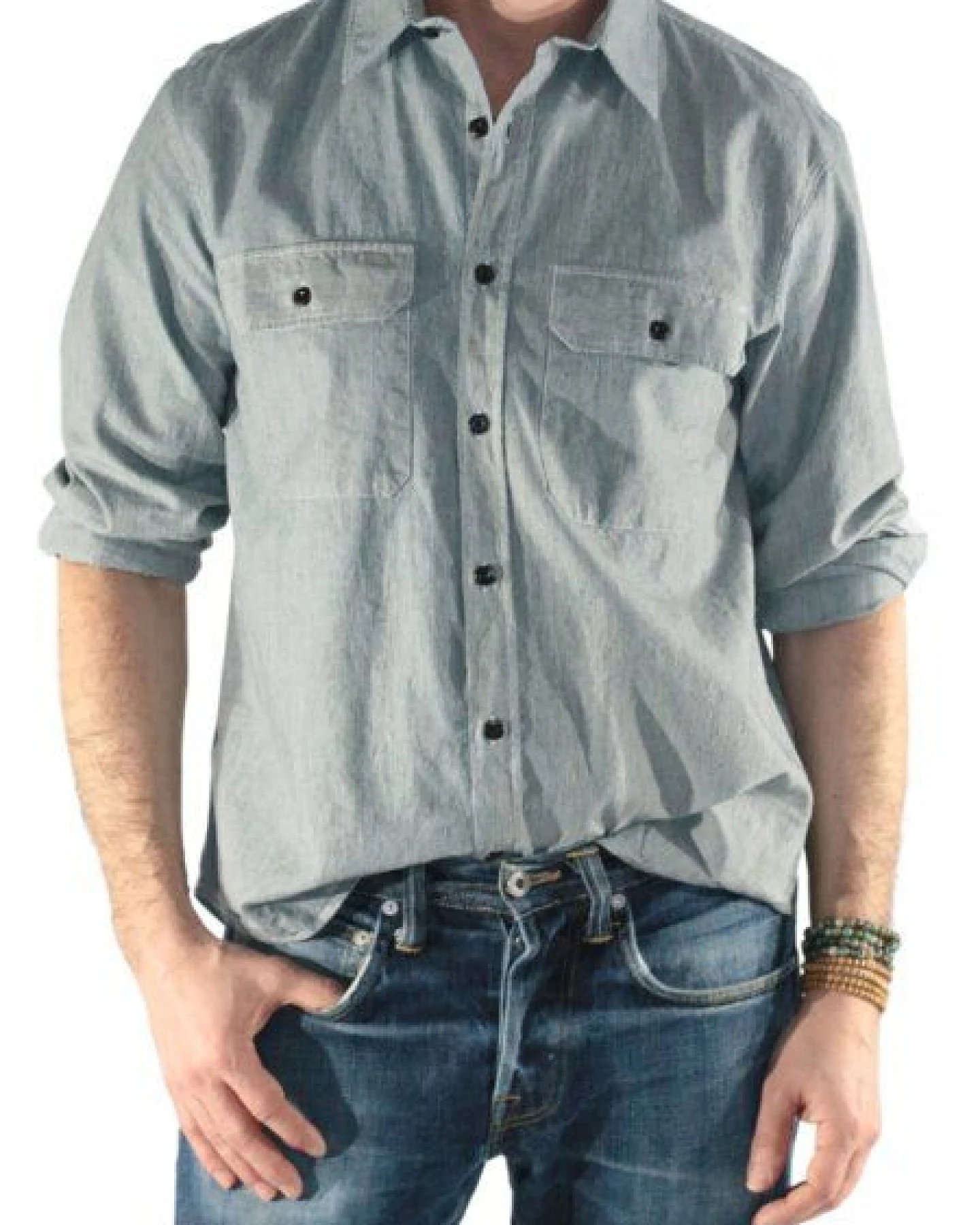WOTE Freizeit Streifen Hemd - Flicker Shirt Organic Cotton – Ansicht 3