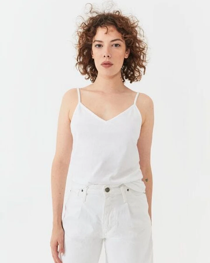NINE TO FIVE #chiem - Damen Camisole Top aus Bio-Baumwolle