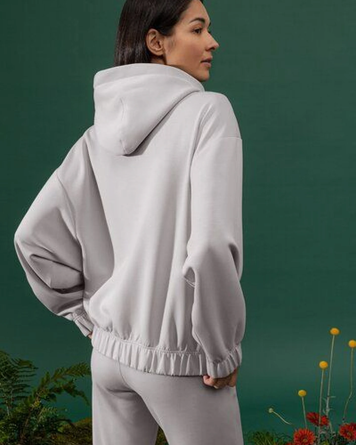 Soulwear Yoga / Sport Hoodie Smooth oversized – Ansicht 2