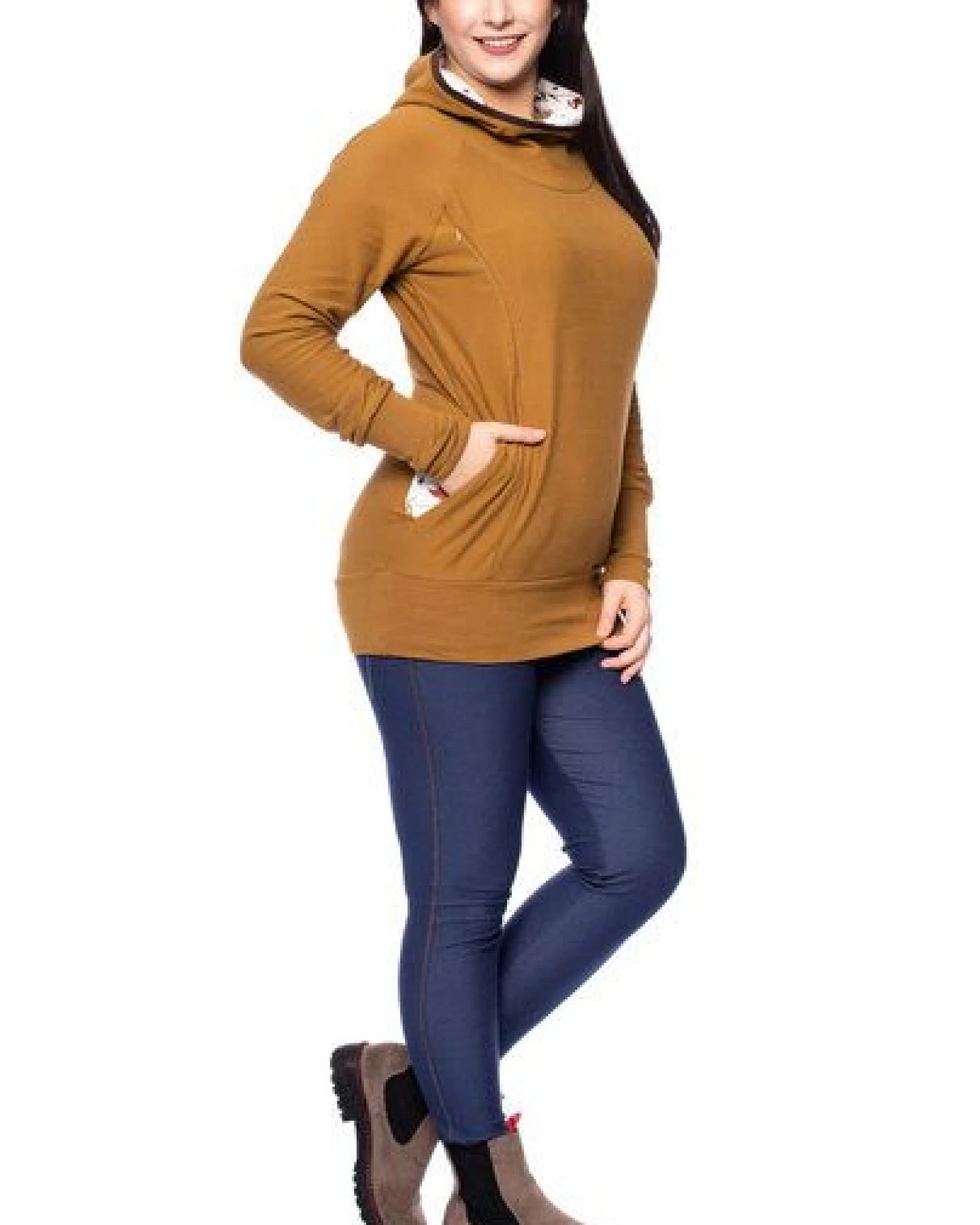 Milchshake ARIK Umstands- und Stillpullover aus Bio Baumwolle – Ansicht 4