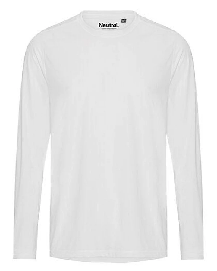 Neutral® Herren / Unisex Langarm T-Shirt Rundhals Recycled Sportshirt Unterziehshirt