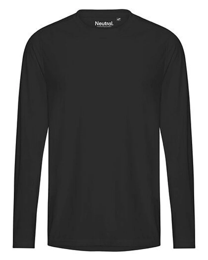 Neutral® Herren / Unisex Langarm T-Shirt Rundhals Recycled Sportshirt Unterziehshirt