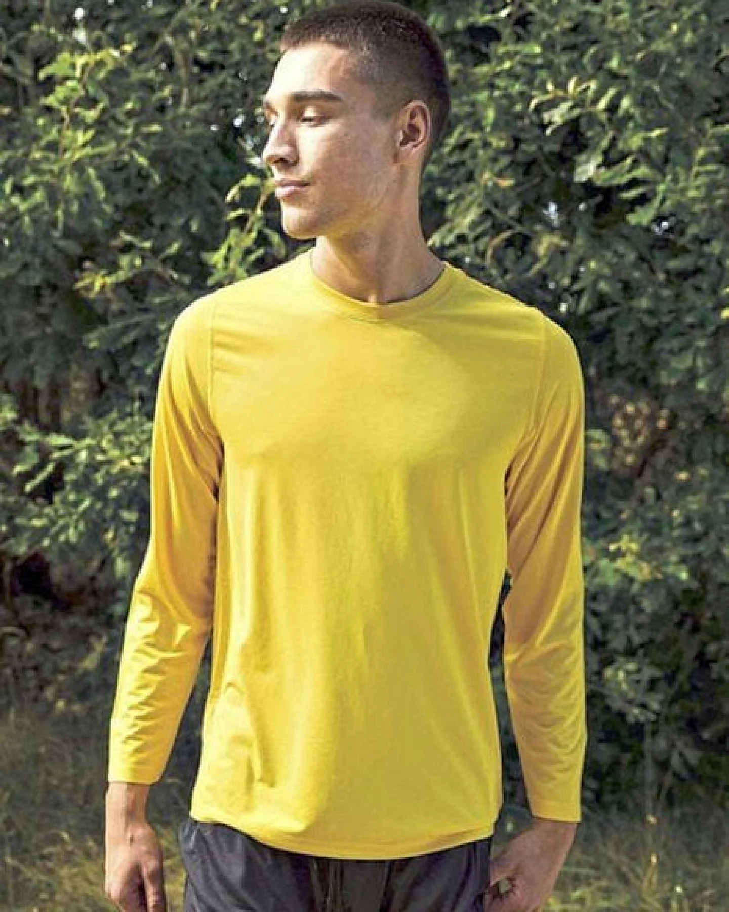 Neutral® Herren / Unisex Langarm T-Shirt Rundhals Recycled Sportshirt Unterziehshirt – Ansicht 2