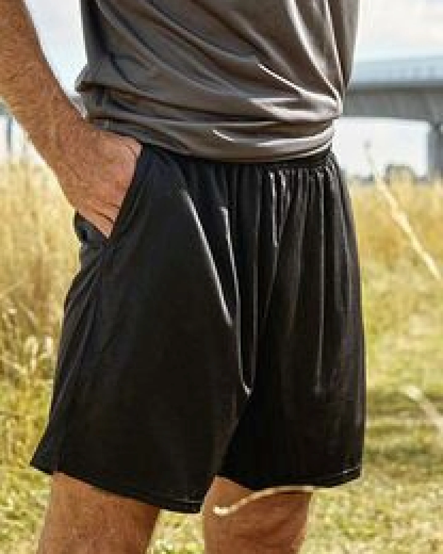 Neutral® Unisex Recycelte Laufhose Shorts kurze Hose mit Seitentasche Sporthose – Ansicht 3