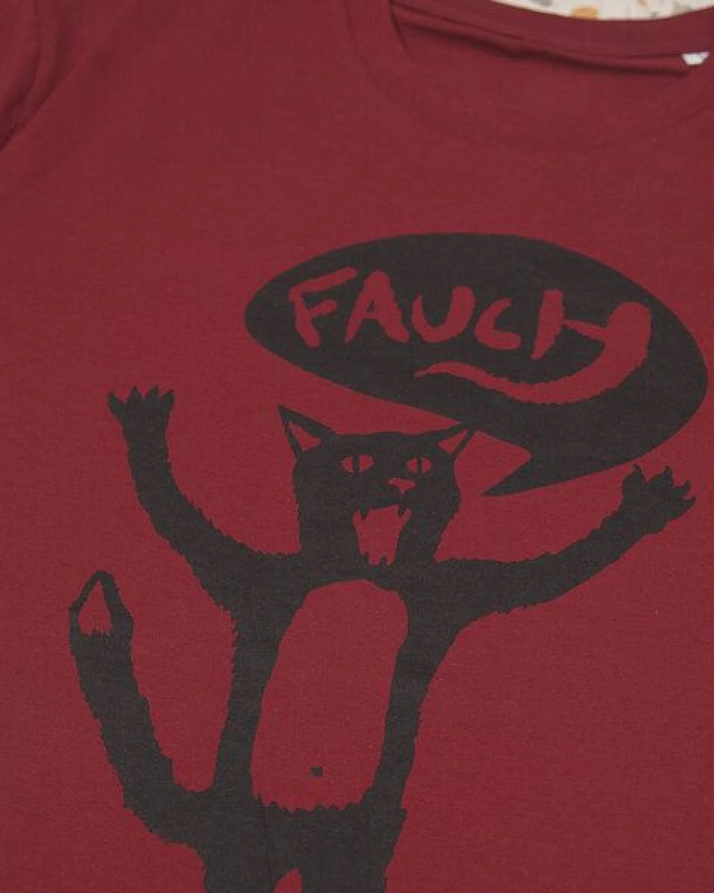 päfjes Kater Ferdinand Fauch - Fair Wear Männer Bio T-Shirt - Bordeaux – Ansicht 2