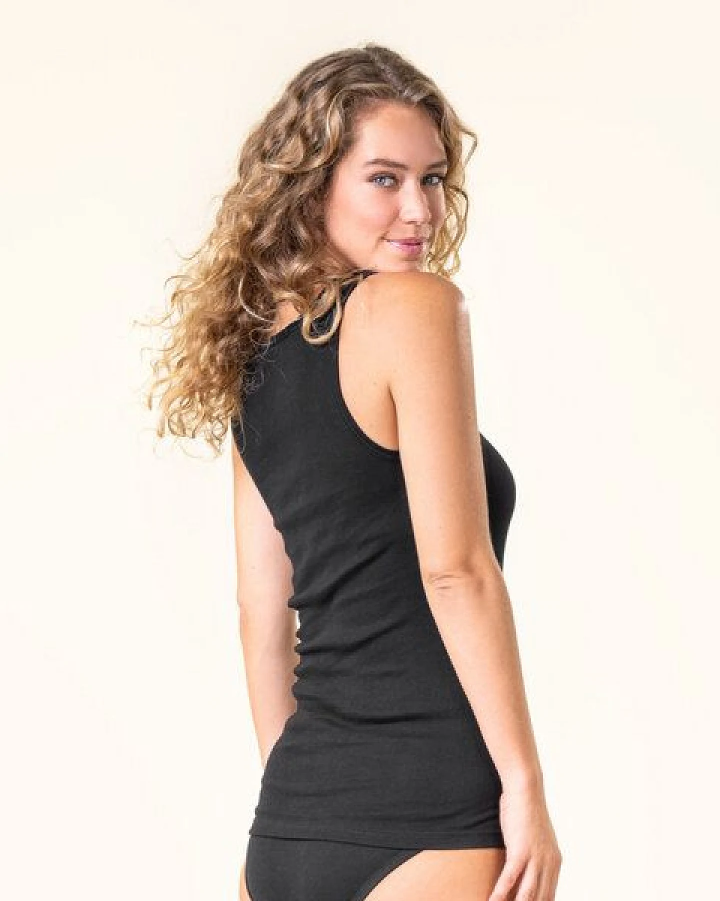 Living Crafts V-Neck-Trägertop - JANINE – Ansicht 3