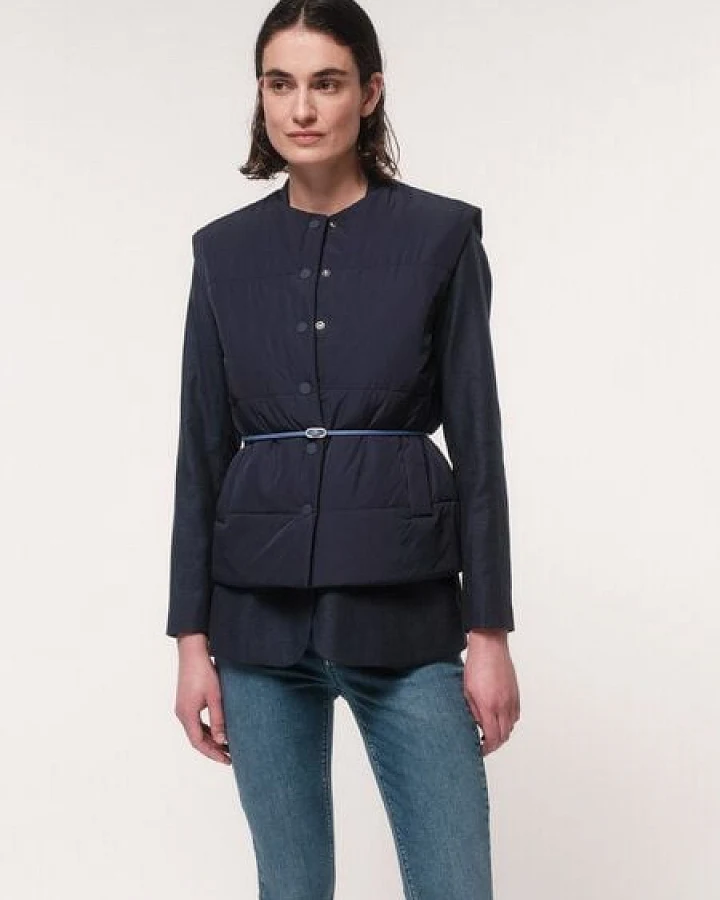 LANIUS Leicht wattierte Weste aus recyceltem Polyester