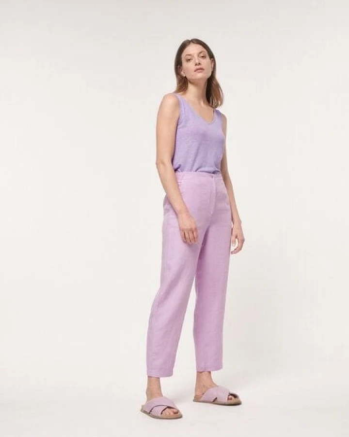 LANIUS Hose aus Bio-Leinen