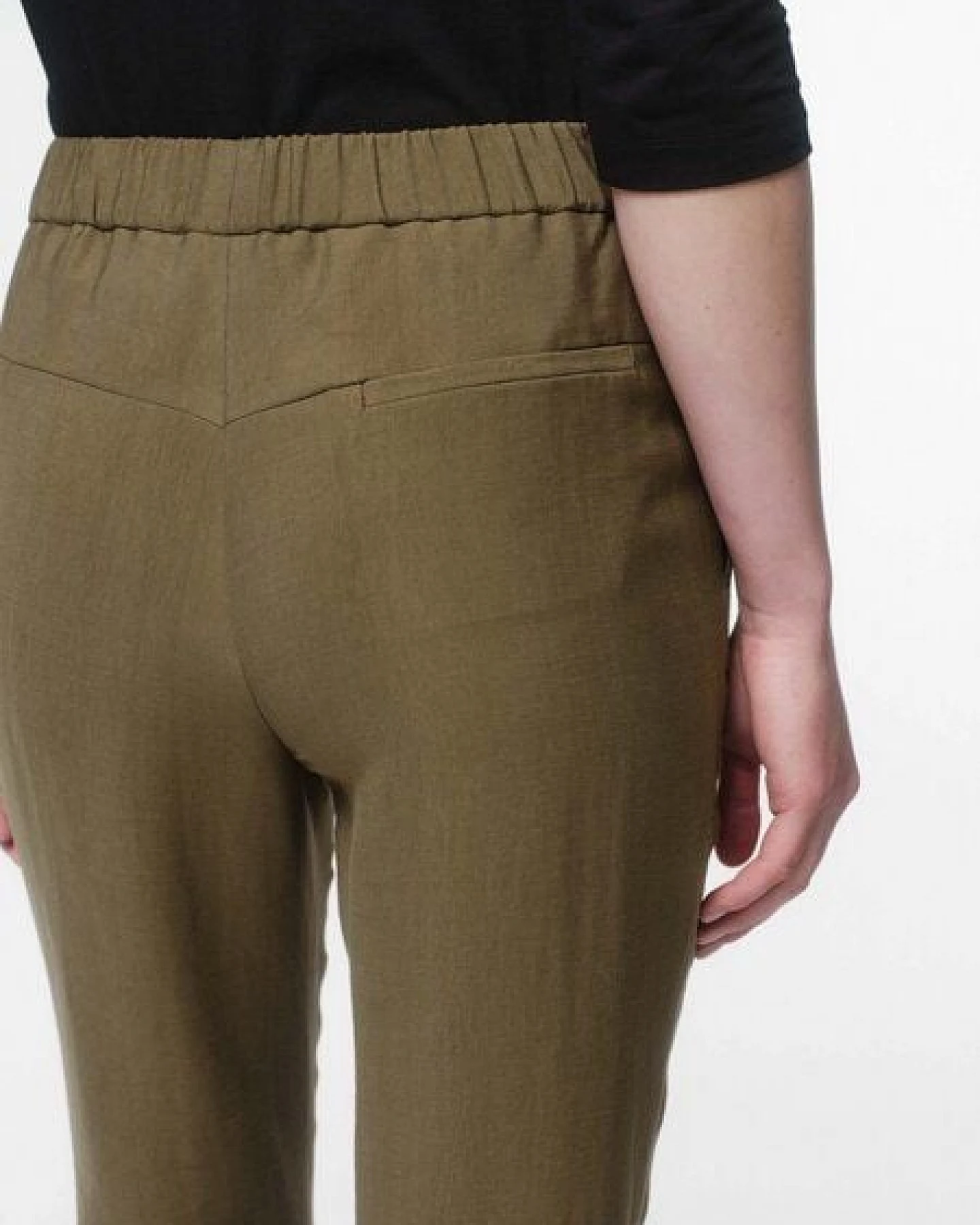 LANIUS Hose mit Gummibund aus TENCEL mit recyceltem Polyester – Ansicht 4