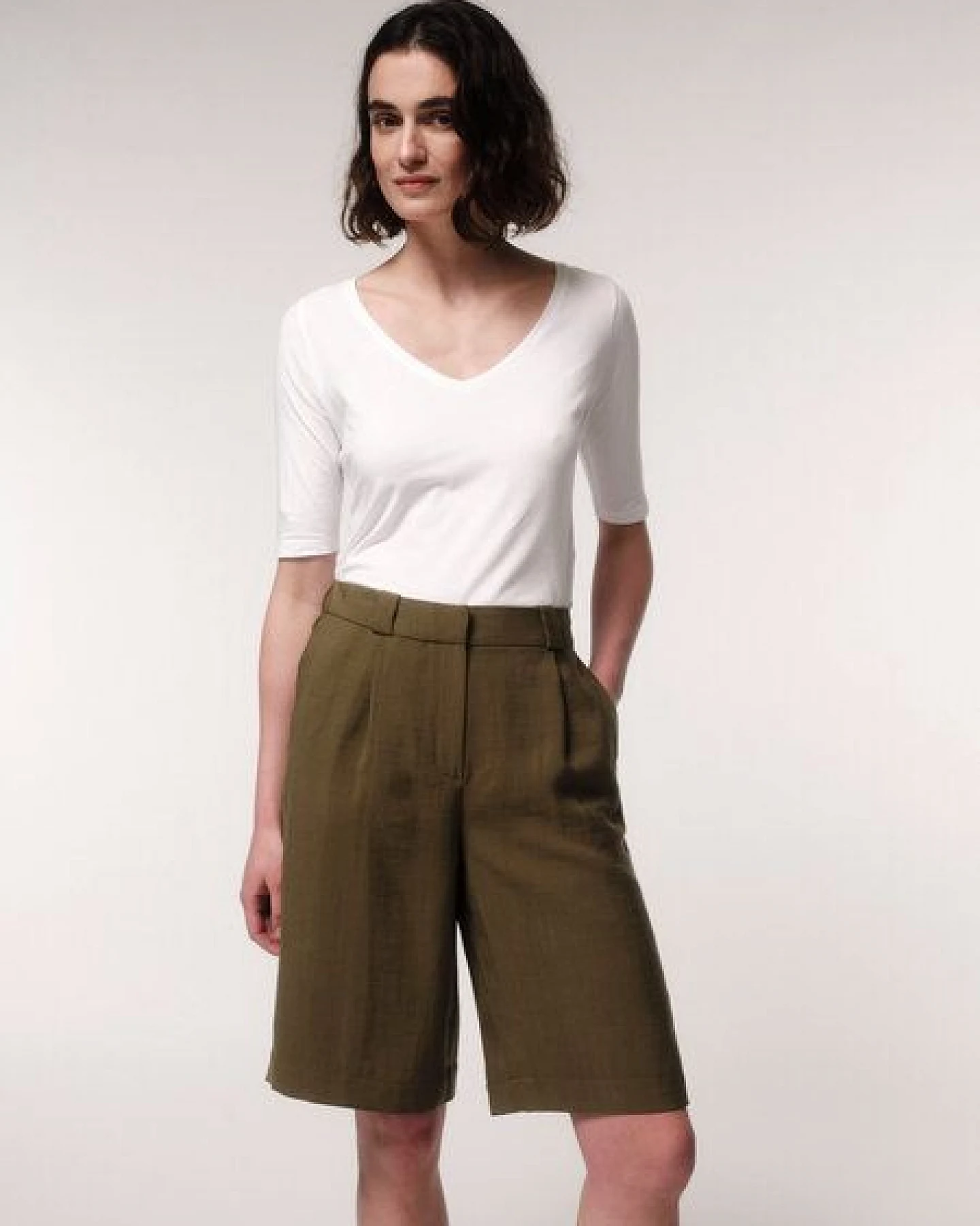 LANIUS Bermuda aus TENCEL mit recyceltem Polyester – Ansicht 3