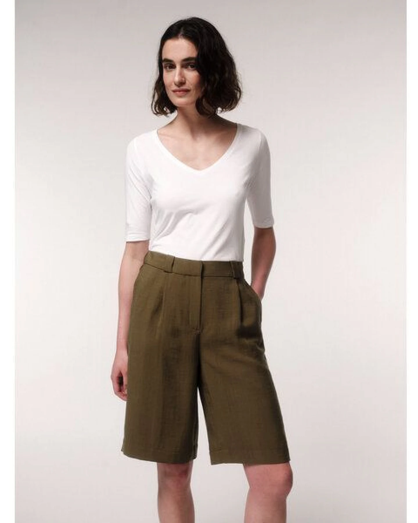 LANIUS Bermuda aus TENCEL mit recyceltem Polyester – Ansicht 2