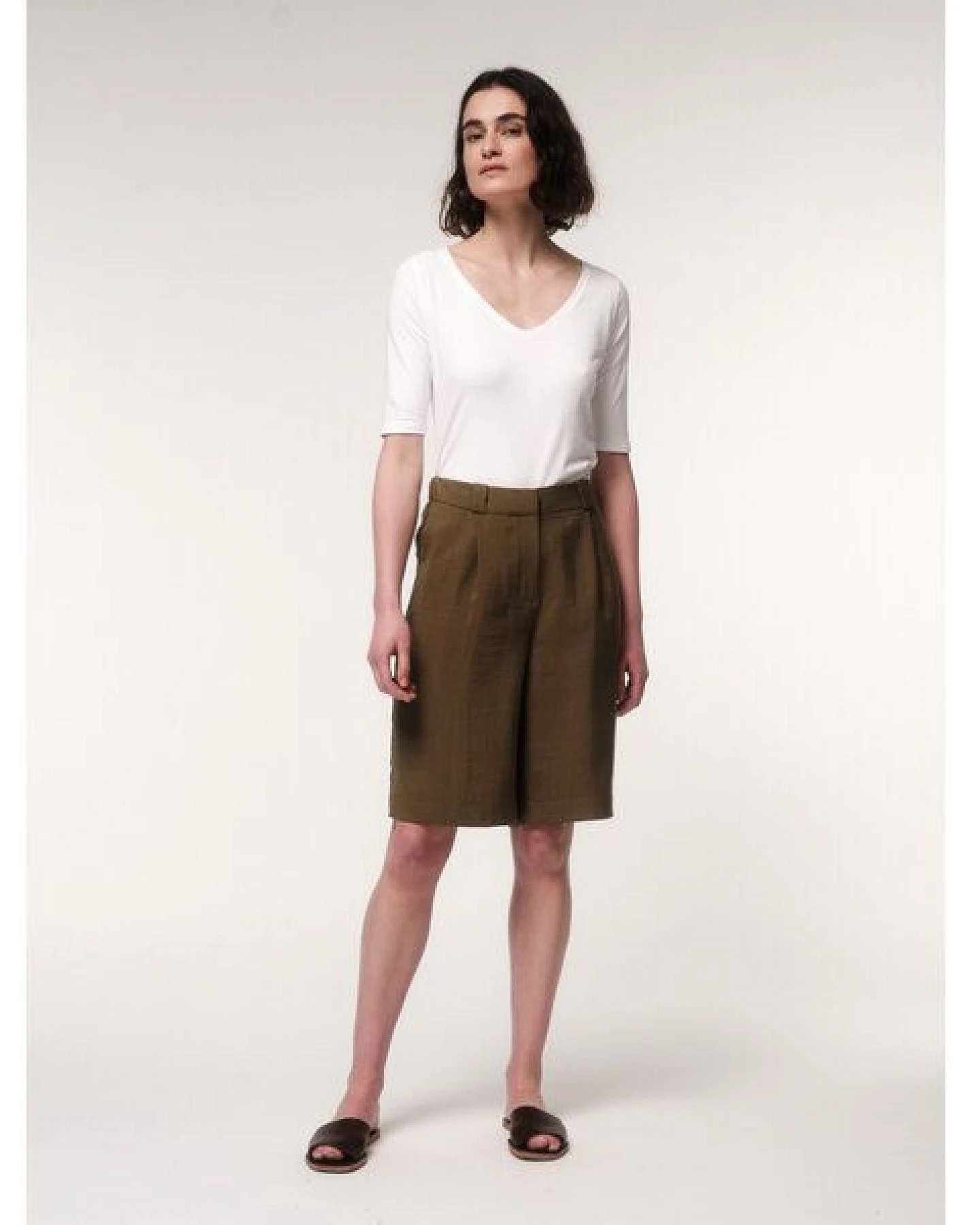 LANIUS Bermuda aus TENCEL mit recyceltem Polyester – Ansicht 3
