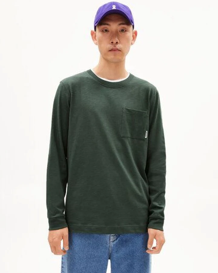 ARMEDANGELS BAAZO FLAMÉ - Herren Longsleeve Regular Fit aus Bio-Baumwolle