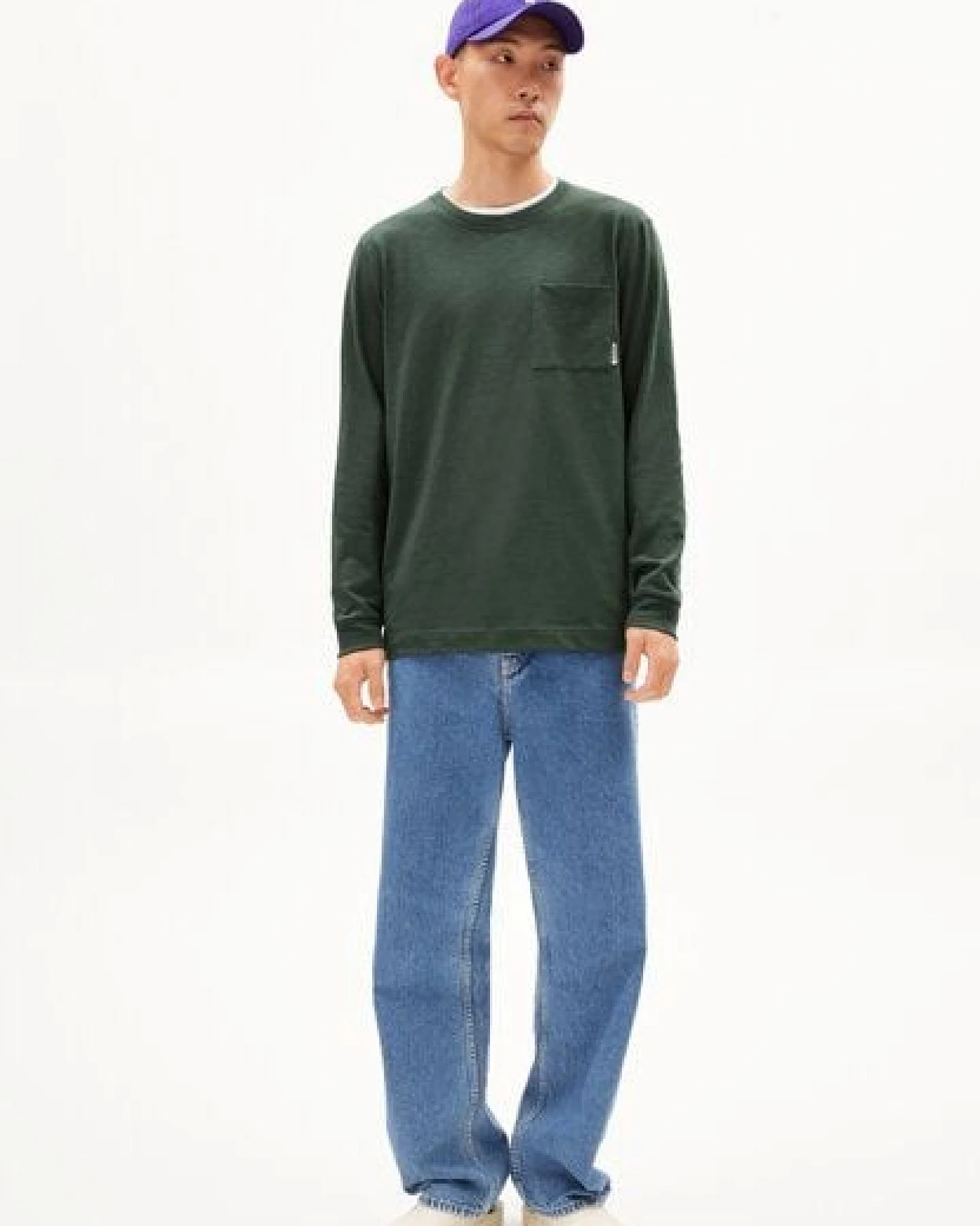 ARMEDANGELS BAAZO FLAMÉ - Herren Longsleeve Regular Fit aus Bio-Baumwolle – Ansicht 4