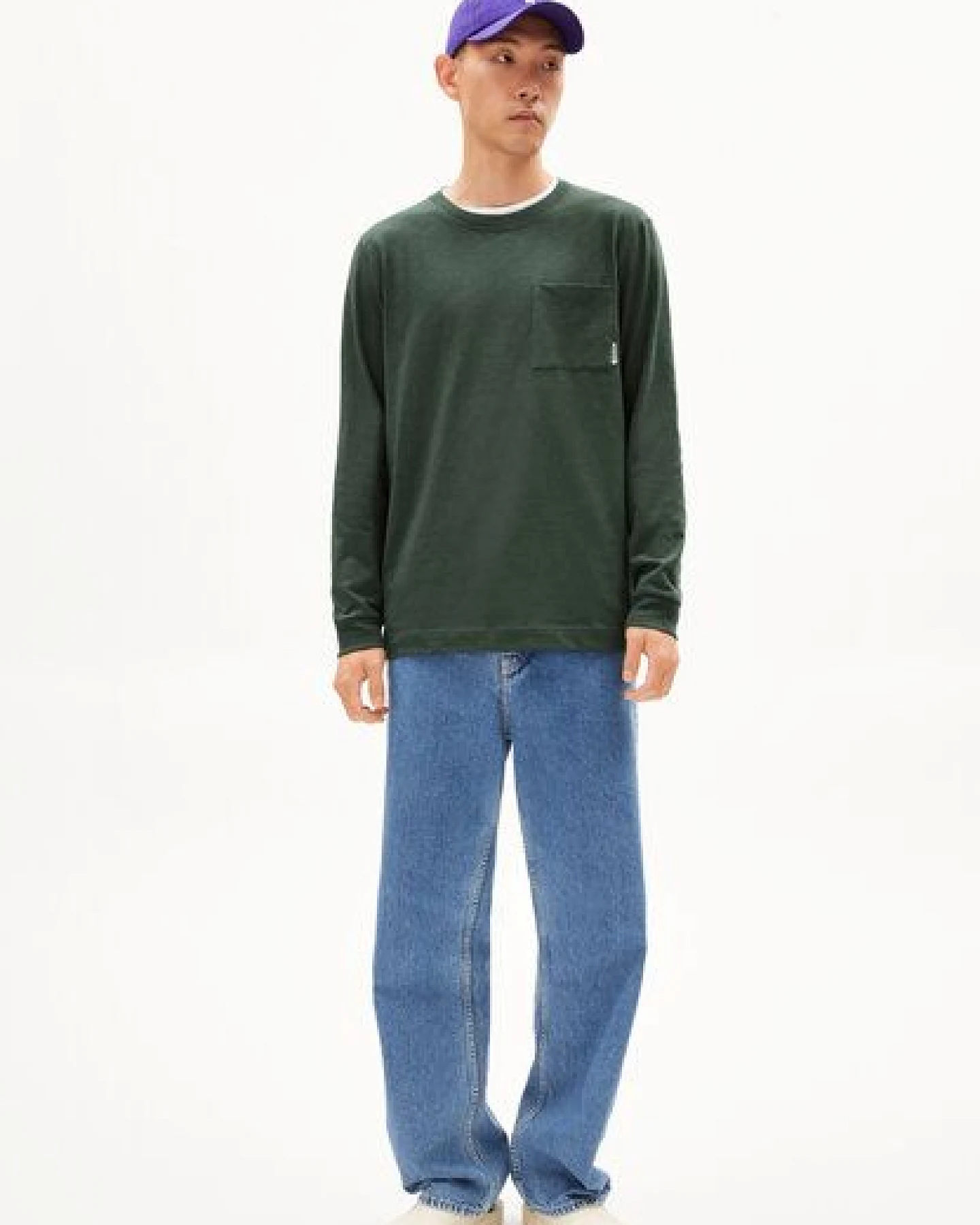ARMEDANGELS BAAZO FLAMÉ - Herren Longsleeve Regular Fit aus Bio-Baumwolle – Ansicht 4