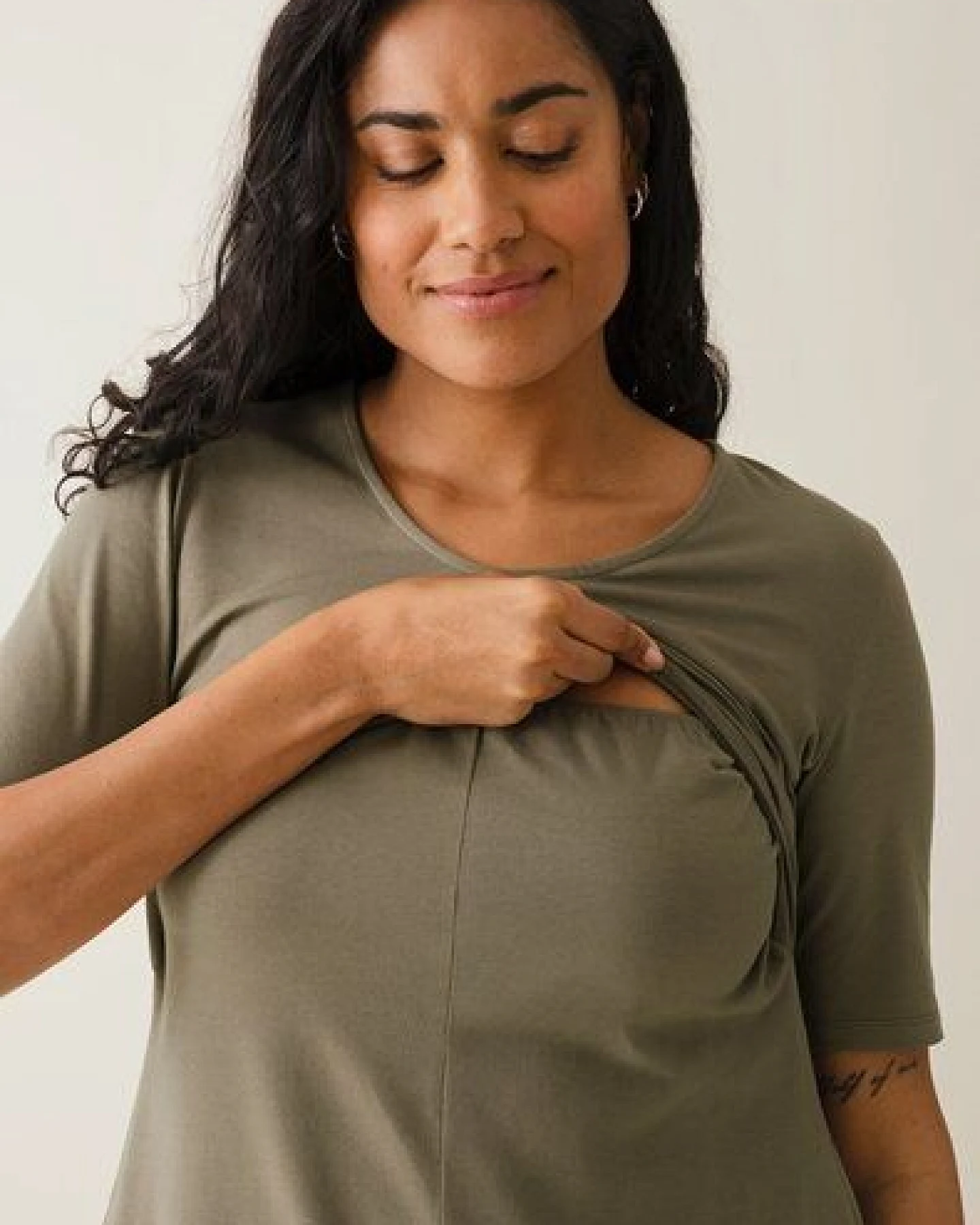 Boob Umstands- und Stillkleid A-Linie – Ansicht 3