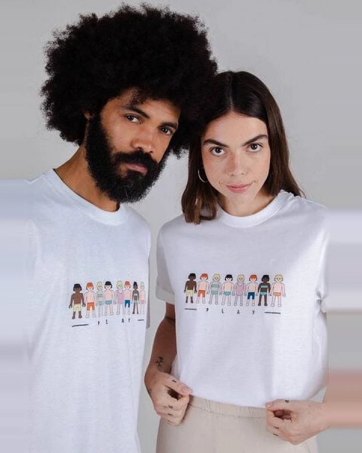 Brava Fabrics T-Shirt Unisex - Playmobil Play T-Shirt - aus Bio-Baumwolle