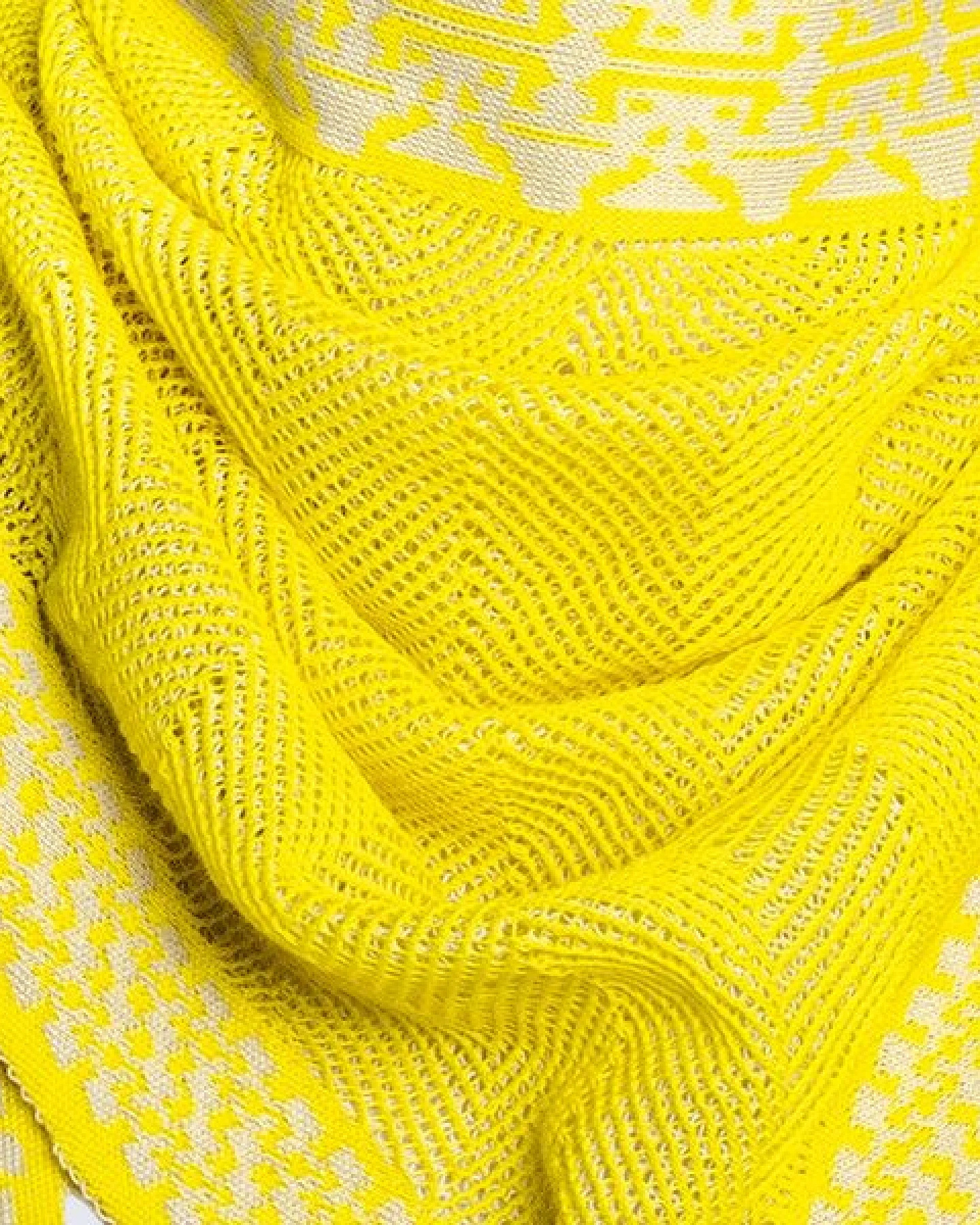 LANARTO slow fashion Halstuch Shine zweifarbig aus Bio-Baumwolle Feinstrick made in germany – Ansicht 3