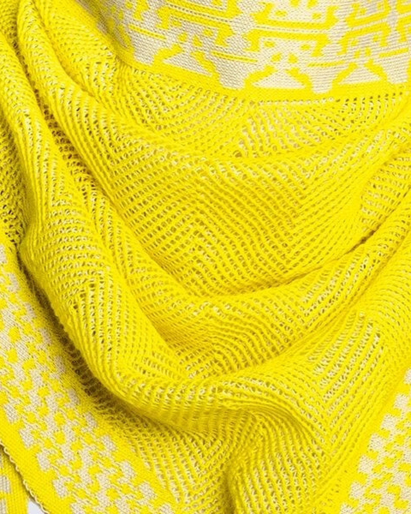 LANARTO slow fashion Halstuch Shine zweifarbig aus Bio-Baumwolle Feinstrick made in germany – Ansicht 3