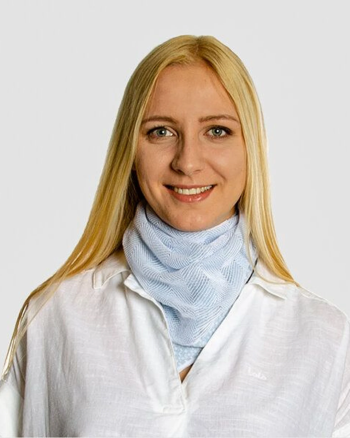 LANARTO slow fashion Halstuch Shine zweifarbig aus Bio-Baumwolle Feinstrick made in germany – Ansicht 3