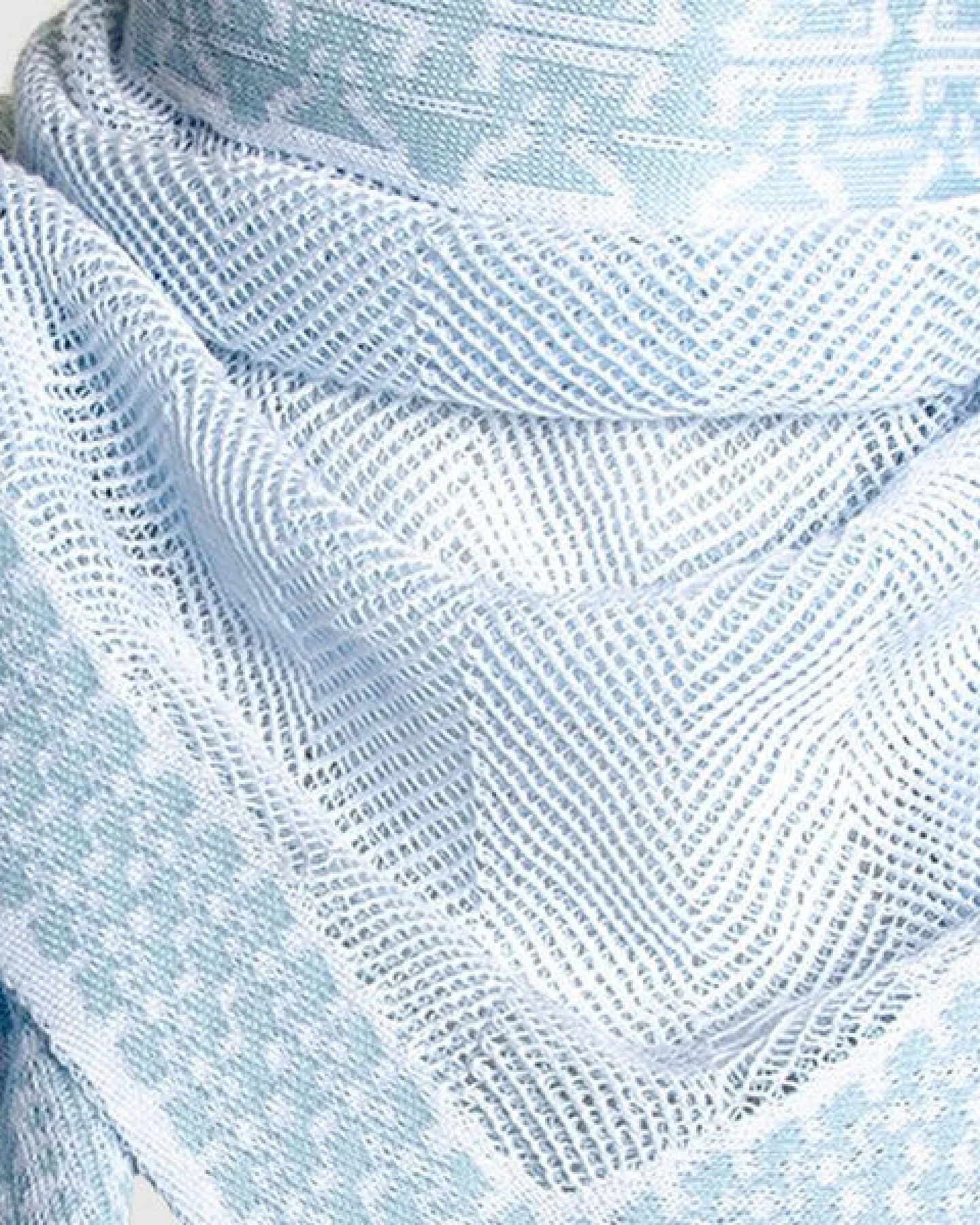 LANARTO slow fashion Halstuch Shine zweifarbig aus Bio-Baumwolle Feinstrick made in germany – Ansicht 4