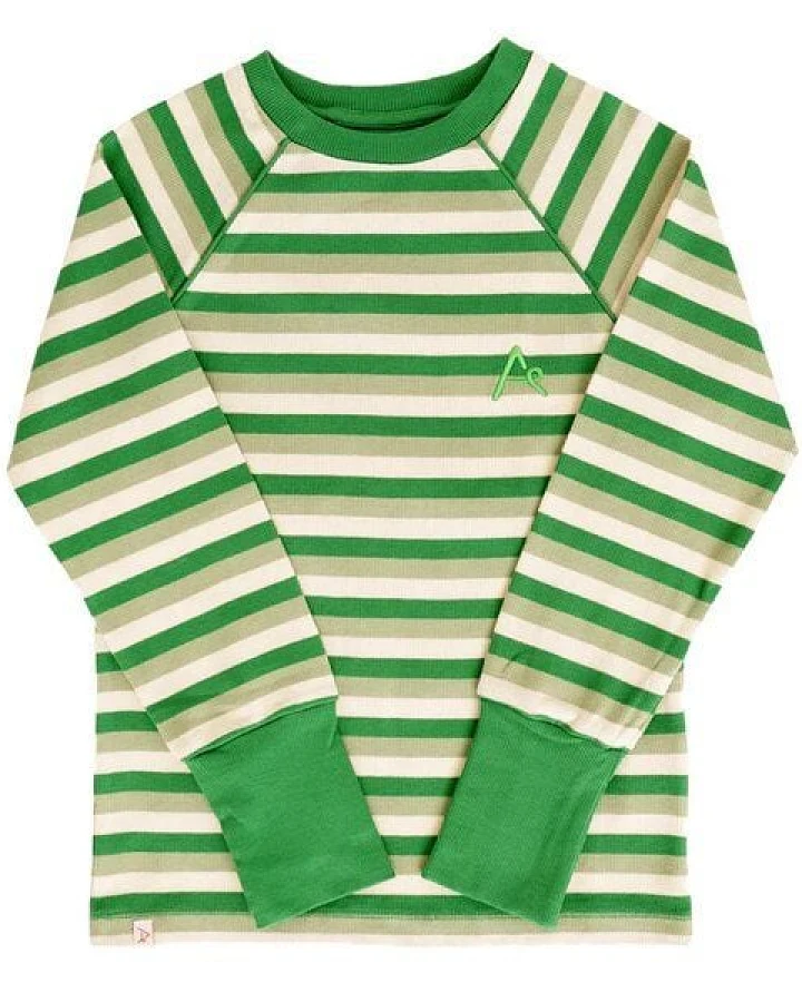 Alba of Denmark Our Favorite Rib Blouse, Retro Stripes