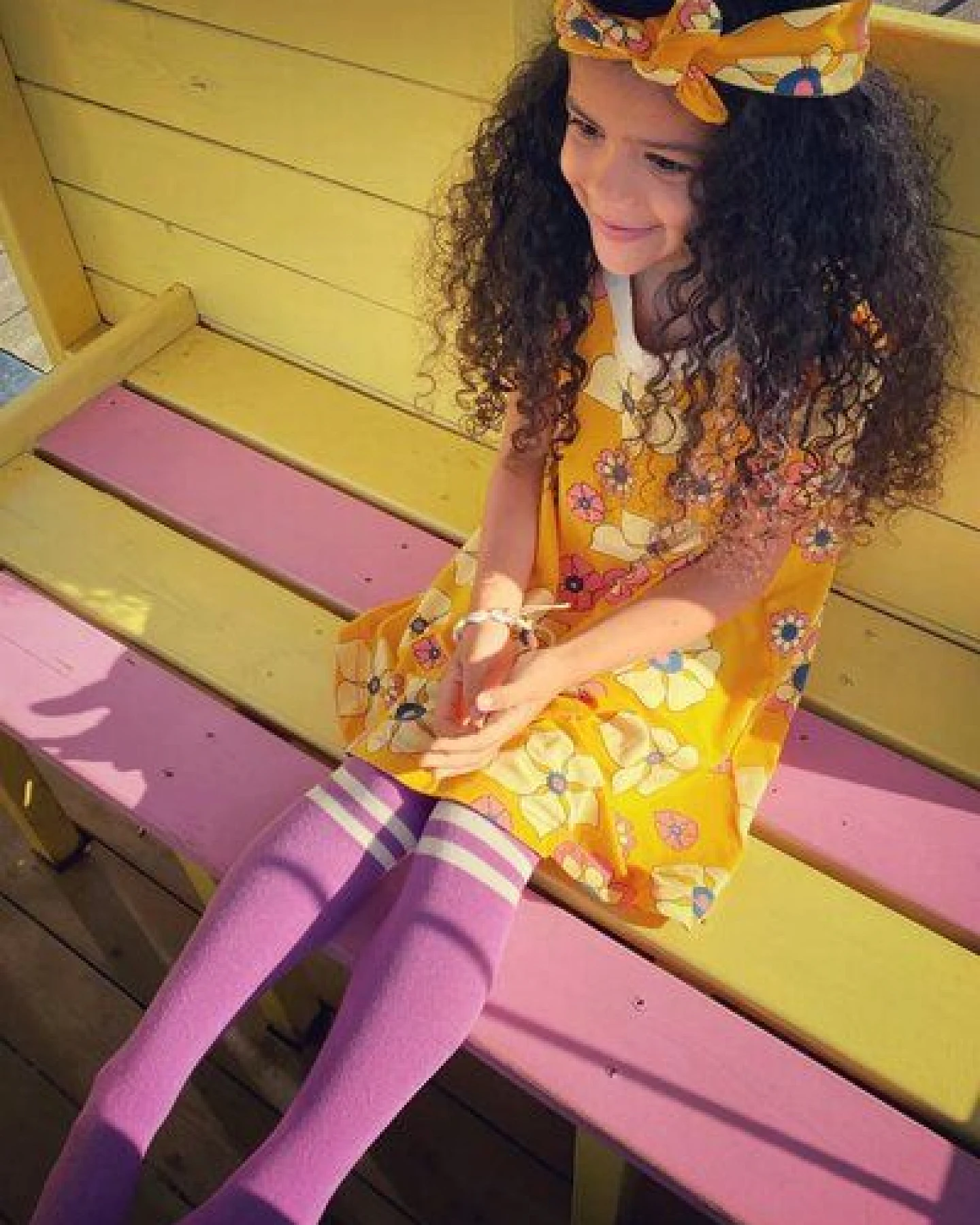 Alba of Denmark Anna Belle Dress, Citrus Wild Flowers – Ansicht 2