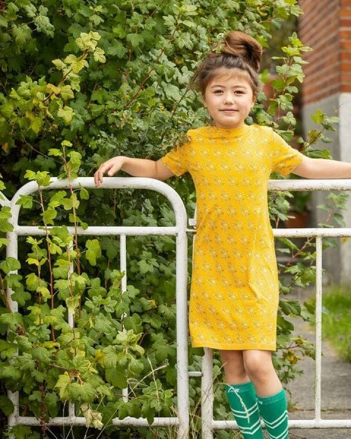 Alba of Denmark Vida Dress, Old Gold Liberty Love