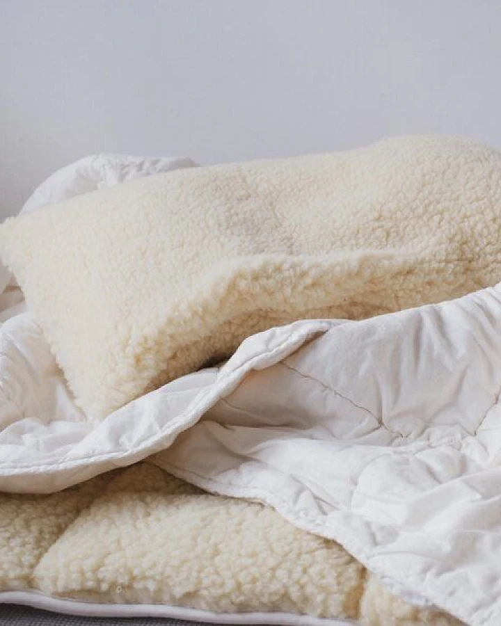 murmunto organics Bio-Wollflorkissen mit Zirbenfüllung - Woolly Pine
