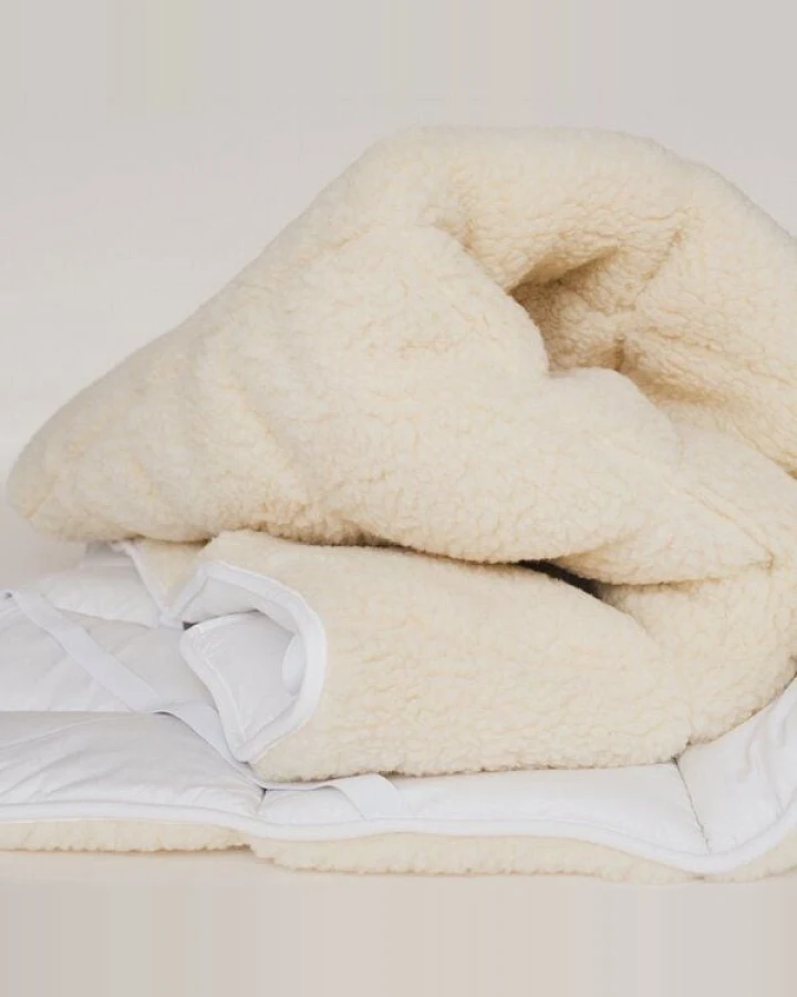 murmunto organics Matratzenauflage aus Bio-Wollflor - Cosmic Wool Topper