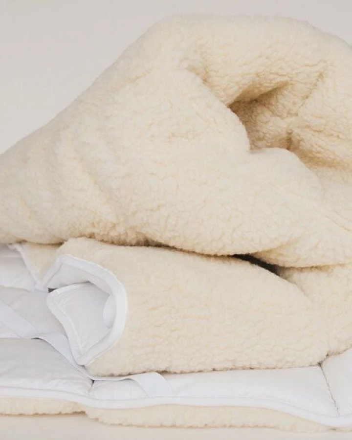 murmunto organics Matratzenauflage aus Bio-Wollflor - Cosmic Wool Topper